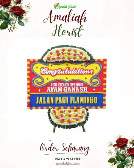 Sewa Papan Bunga Logowok